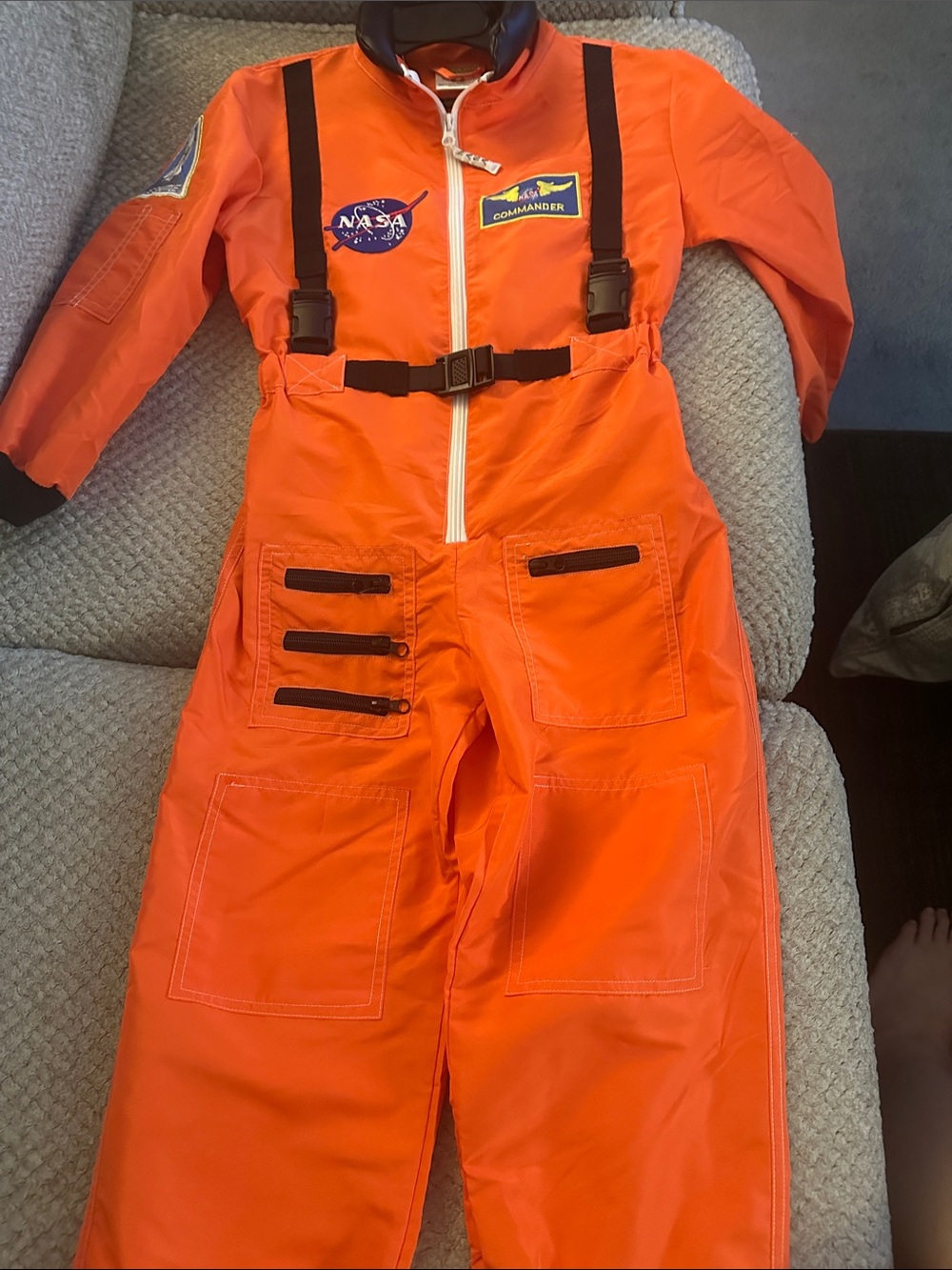 Kids NASA flight jumpsuit